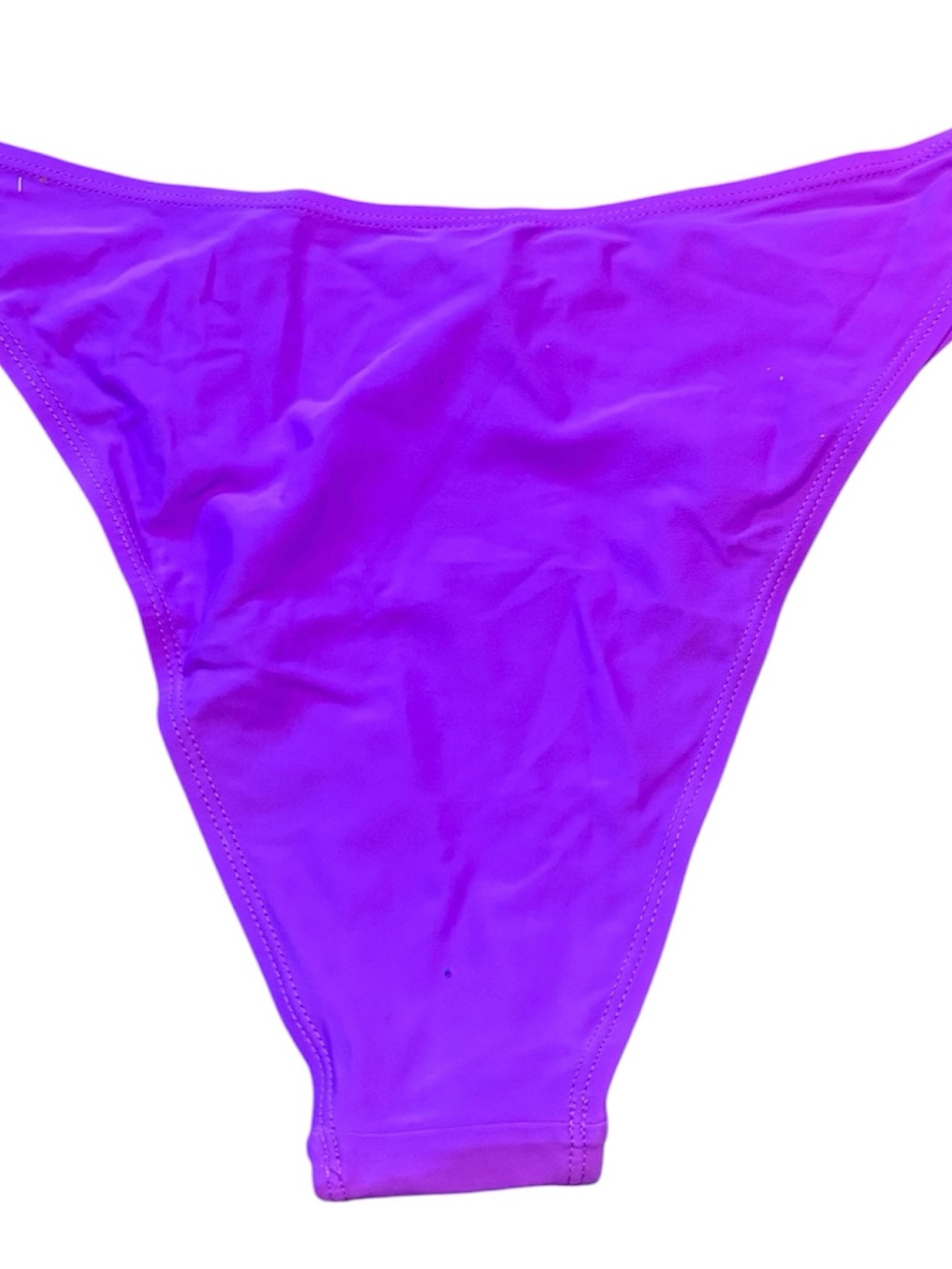 Bright Magenta Triangle Bikini Set with Palm Print Cover-Up Size XL NWOT - Picture 5 of 6